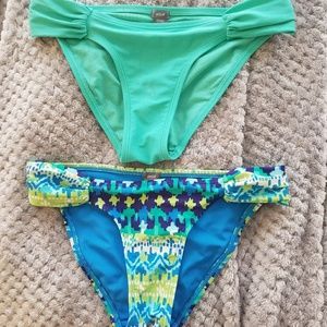 2 Aerie bikini bottoms XS